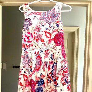 Talbots floral dress size 2 petite